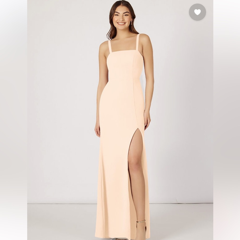Azazie Bridesmaids Dress in Gianetta Pearl Pink